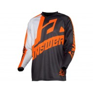 OUTLET T-SHIRT ANSWER SYNCRON VOYD COULEUR ANTHRACITE/GRIS/ORANGE [LIQUIDATIONSTOCK]