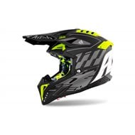 CASCO AIROH AVIATOR 3 RAMPAGE 2021 COLOR NEGRO MATE