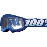 100% ACCURI 2 GOGGLE BLUE COLOUR - CLEAR LENS