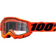 OUTLET GAFAS 100% ACCURI 2 ENDURO COLOR NARANJA FLUOR - LENTE TRANSPARENTE 