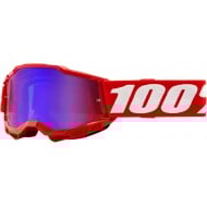 GAFAS INFANTILES 100% ACCURI 2 2021 COLOR ROJO FLUOR - LENTE