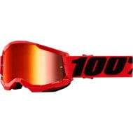 GAFAS INFANTILES 100% STRATA 2 2021 COLOR ROJO - LENTE ESPEJO