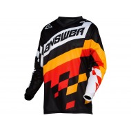 OFFER ANSWER ELITE KORZA JERSEY COLOUR BLACK/RED/YELLOW BUS [STOCKCLEARANCE]