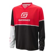 OUTLET GAS GAS PRO T-SHIRT SCHWARZ / ROT / WEISS