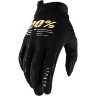 GUANTES 100% ITRACK  COLOR NEGRO