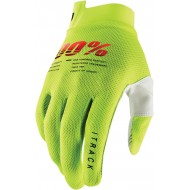 100% GLOVES ITRACK  COLOUR YELLOW FLUO