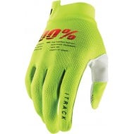100% GLOVES YOUTH ITRACK  COLOUR YELLOW FLUO