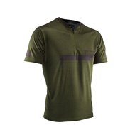 ABVERKAUF FAHRRADT-SHIRT LEATT 1.0 ZIP GRÜN