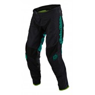 OFFER TROY LEE GP AIR DRIFT PANT BLACK / TURQUOISE COLOUR [STOCKCLEARANCE]