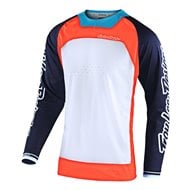 CAMISETA TROY LEE SE PRO BOLDOR 2021 COLOR NARANJA / AZUL MARINO
