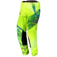 OFFER SCOTT PANT 350 RACE YOUTH COLOUR YELLOW/BLUE - SIZE 24 USA [STOCKCLEARANCE]
