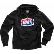 100% OFFICIAL ZIP-UP HOODIE