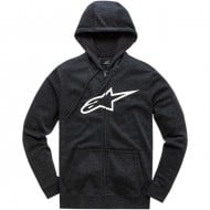 SUDADERA CON CREMALLERA ALPINESTARS AGELESS II COLOR NEGRO /
