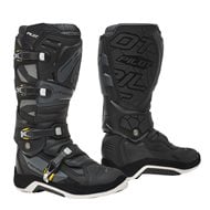 BOTAS FORMA PILOT COLOR NEGRO / BLANCO