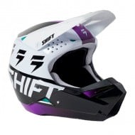 SHIFT YOUTH WHITE LABEL UV HELMET WHITE / ULTRAVIOLET COLOUR