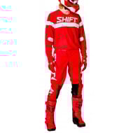 COMBO SHIFT WHITE LABEL HAUT RED COLOUR
