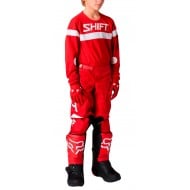 COMBO INFANTIL SHIFT WHITE LABEL HAUT COLOR ROJO