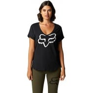 WOMEN FOX BOUNDARY SHORT SLEEVE TOP BLACK COLOUR