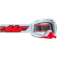 OFFER 100%  FMF ROCKET GOGGLES  WHITE COLOUR - CLEAR LENS