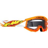 YOUTH 100% FMF ASSAULT GOGGLES 2021 COLOUR ORANGE - CLEAR LENS