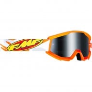 YOUTH 100% FMF ASSAULT GOGGLES 2021 GREY COLOUR- SILVER MIRROR LENS