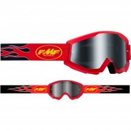 100%  FMF SAND FLAME  GOGGLES RED COLOUR  - SMOKE LENS