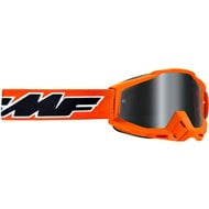 OUTLET YOUTH 100% FMF ROCKET GOGGLES  ORANGE COLOUR  - SILVER  MIRROR LENS