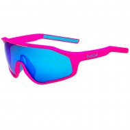 BOLLE SHIFTER MATTE PINK GLASSES-BLUE BROWN LENS