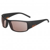 SUNGLASSES BOLLE KING MATE METAL BLACK BROWN-PHANTOM BROWN GUN LENSES