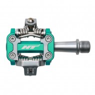 CROSS COUNTRY HT M1 PEDALS (CYAN GREEN)