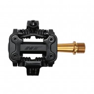 PEDALES CROSS COUNTRY HT M1 COLOR NEGRO MATE / EJE