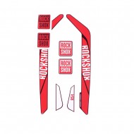 ADHESIVO NINER PARA ROCK SHOX RS1 TEAM ROJO-NIN70-701-16-00-20-