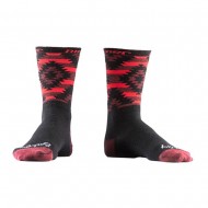 WOOL SOCKS NINER SERAPE BLACK / RED