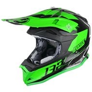 CASCO JUST 1 J32 PRO KICK COLOR VERDE / BLANCO / TITANIUM
