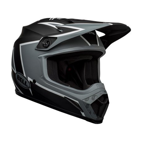 CASCO BELL MX-9 MIPS TWITCH COLOR NEGRO / GRIS MATE