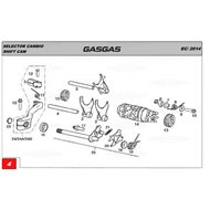 FIJADOR DE MARCHAS COMPLETO GAS GAS