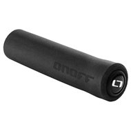 BLACK ONOFF SILICONE MTB BICYCLE GRIPS