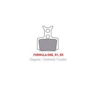 PASTILLAS DE FRENO BICICLETA ONOFF ORGÁNICAS PARA FORMULA ONE / R1 / RX [LIQUIDACIONSTOCK]