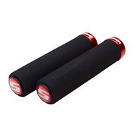 BLACK DOUBLE LOCKING BICYCLE GRIPS