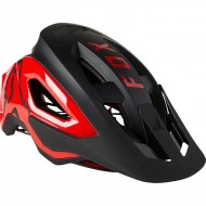 CASQUE DE VÉLO FOX SPEEDFRAME PRO COLORIS ROUGE / NOIR