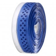 VELO BIKE PERFORATED SYNTHETIC LEATHER ROAD HANDLEBAR TAPE COLOUR BLUE / WHITE