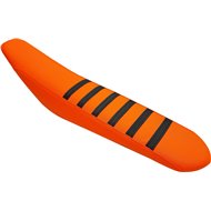 FUNDA ASIENTO KTM SX-F 250/350/450 (2019-2021) COLOR NARANJA/NEGRO - MAXIMO AGARRE