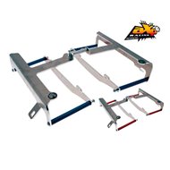 OUTLET REFUERZOS DE RADIADOR AXP YAMAHA YZ 250/450 F (2009) COLOR ROJO
