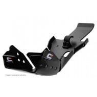 CROSSPRO ENDURO PLASTIC SKID PLATE WITH BETA RR 4T 498 SKID PLATE PROTECTOR (2012-2014) COLOR BLACK