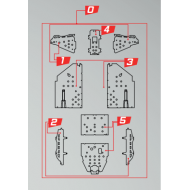 KIT PROTECTOR INFERIOR COMPLETO CROSSPRO PARA POLARIS RZR 1000