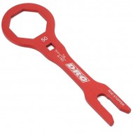 LLAVE DE TAPÓN DE HORQUILLA PRO SHOWA 50MM DRC COLOR ROJO