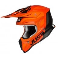 CASCO JUST 1 J18 PULSAR COLOR NARANJA / BLANCO /