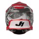 CASCO JUST 1 J39 KINETIC COLOR CAMUFLAJE / NEGRO / GRIS / ROJO