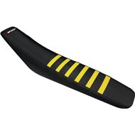 SEAT COVER HUSQVARNA TE 250/300 (2020-2021) COLOUR BLACK/YELLOW - SUPER GRIP STRIPS