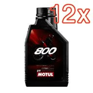 PACK 12 MOTUL 800 2T MOTOR OIL (1LITER)